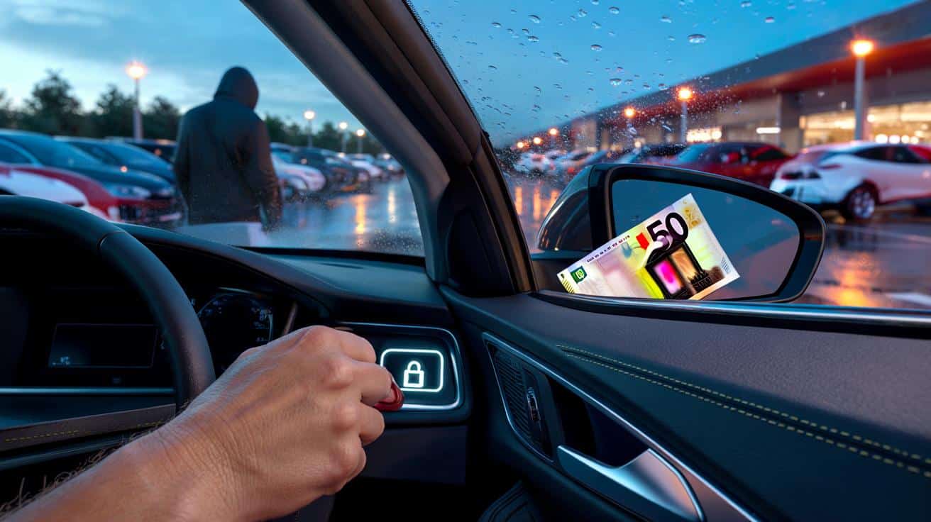 Drivers warned: would you grab a €50 note on your windscreen? 7 risks, 5 steps to stay safe