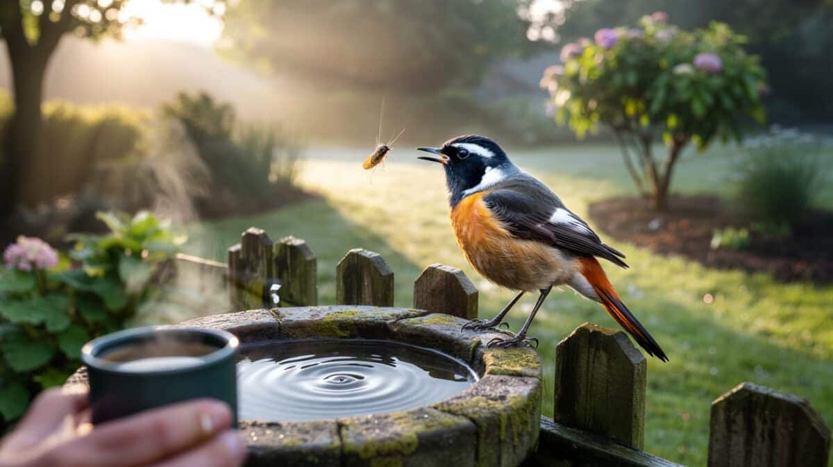 Red-listed bird spotted in garden