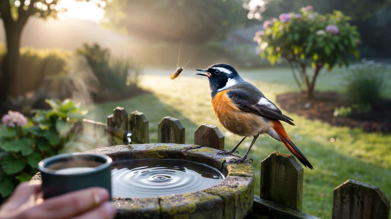 Red-listed bird spotted in garden