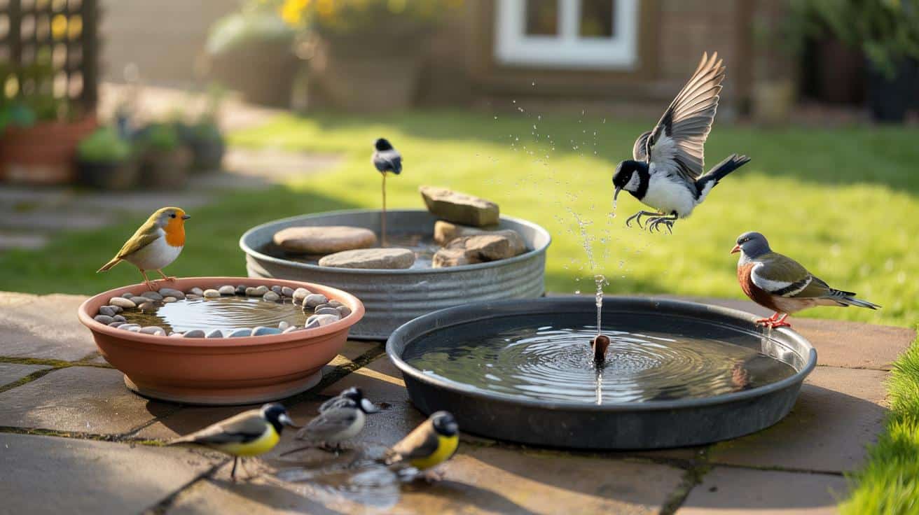 Your garden could see 30% more birds by tomorrow: will you trade seed for 3 shallow bowls of water?